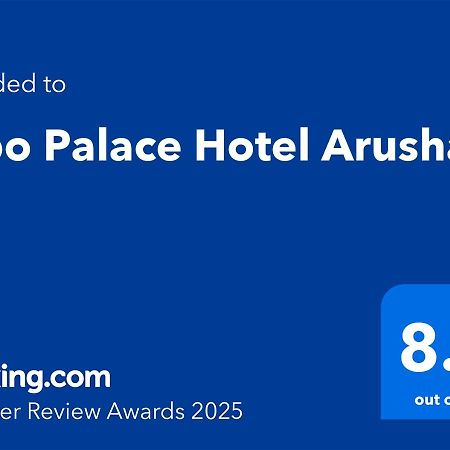 Kibo Palace Hotel Arusha Bagian luar foto